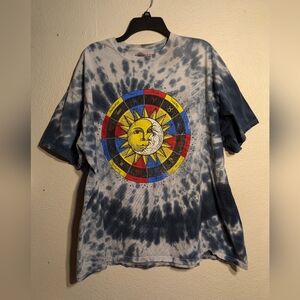 Chemistry Tie-Dye horoscope Sun and Moon Graphic T-Shirt size large pre-owned